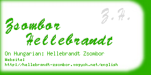 zsombor hellebrandt business card